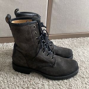Frye Black Lace Up Boots for Women